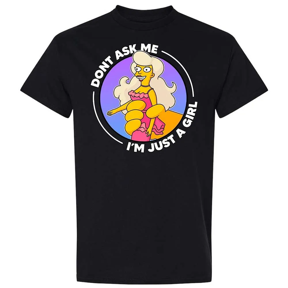 Don't Ask Me I'm Just A Girl - Black - 15