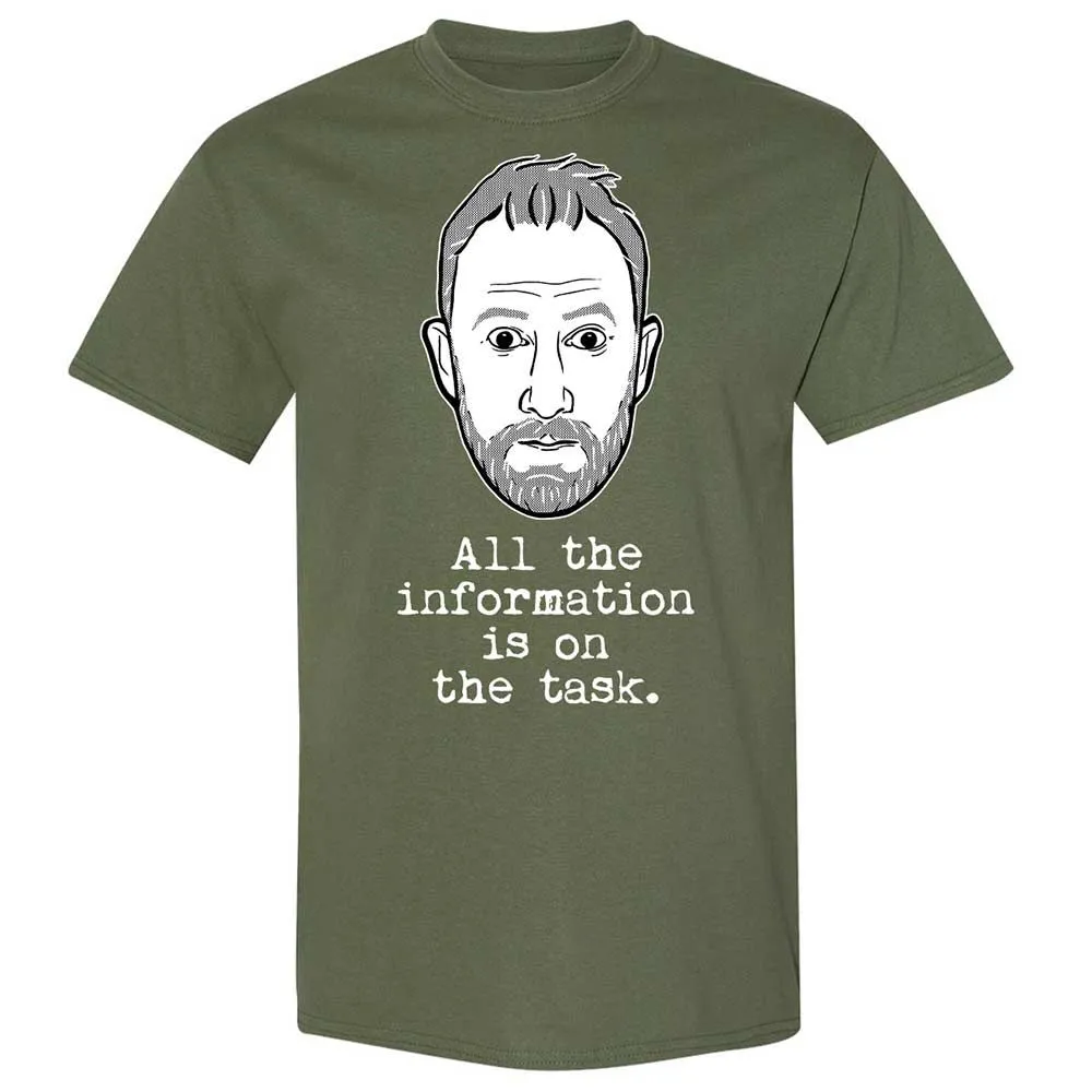 All the information is on the task - Military Green - 9