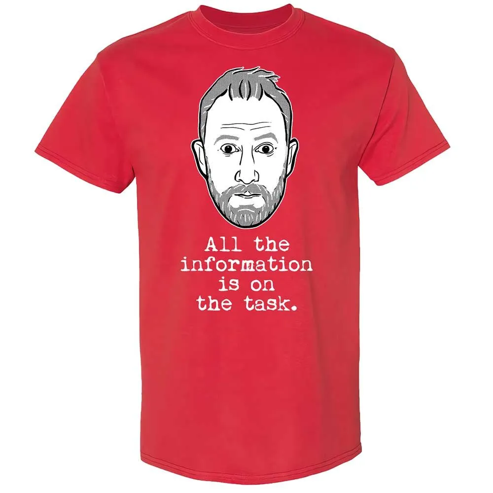 All the information is on the task - Red - 10