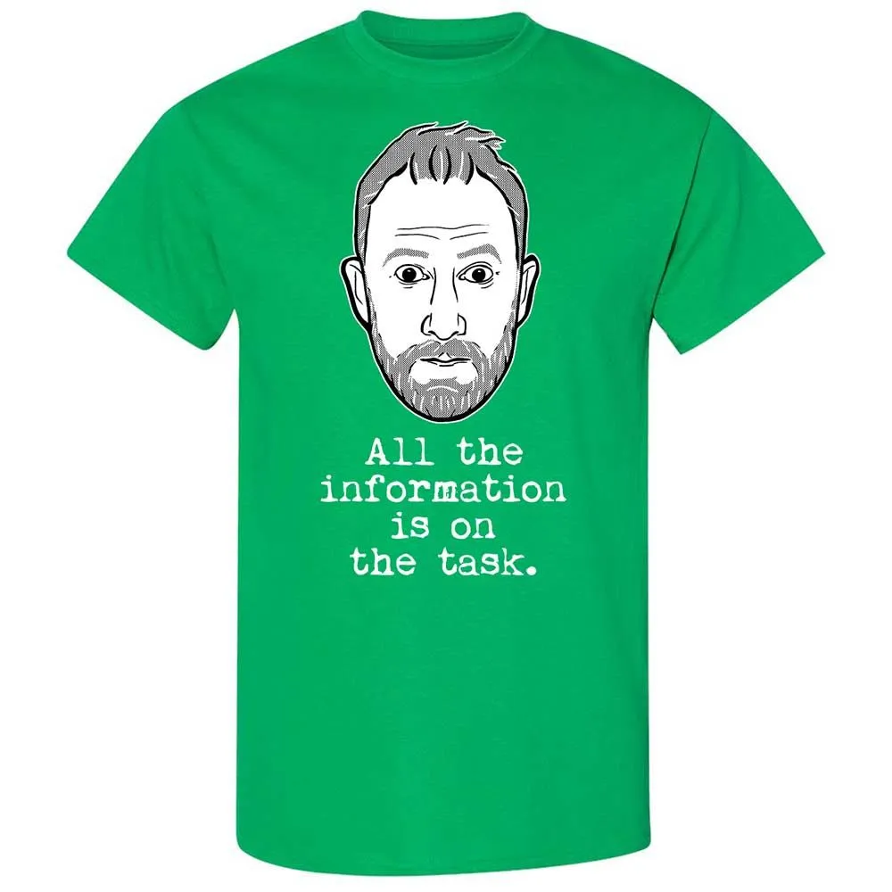 All the information is on the task - Irish Green - 13