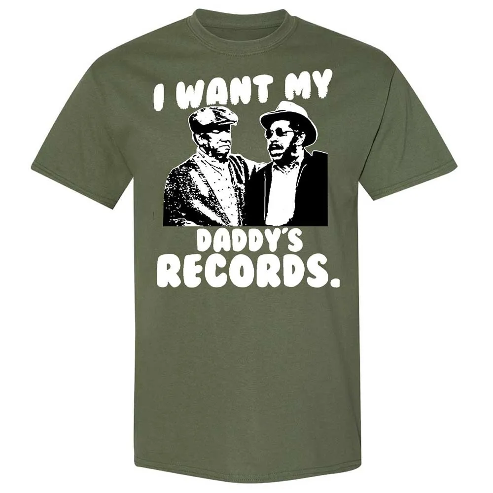 I Want My Daddy's Records - Military Green - 9