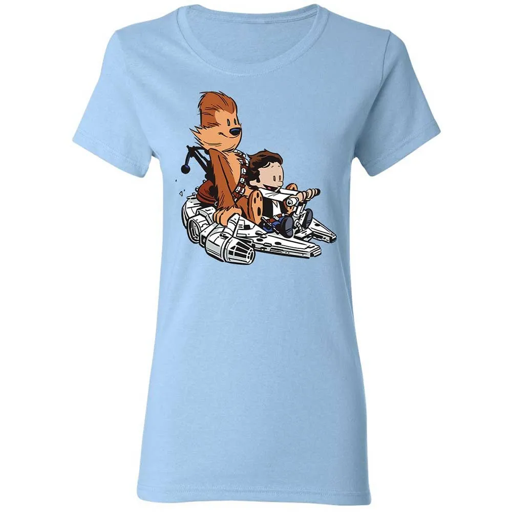 Han and Chewie - Light Blue - 6