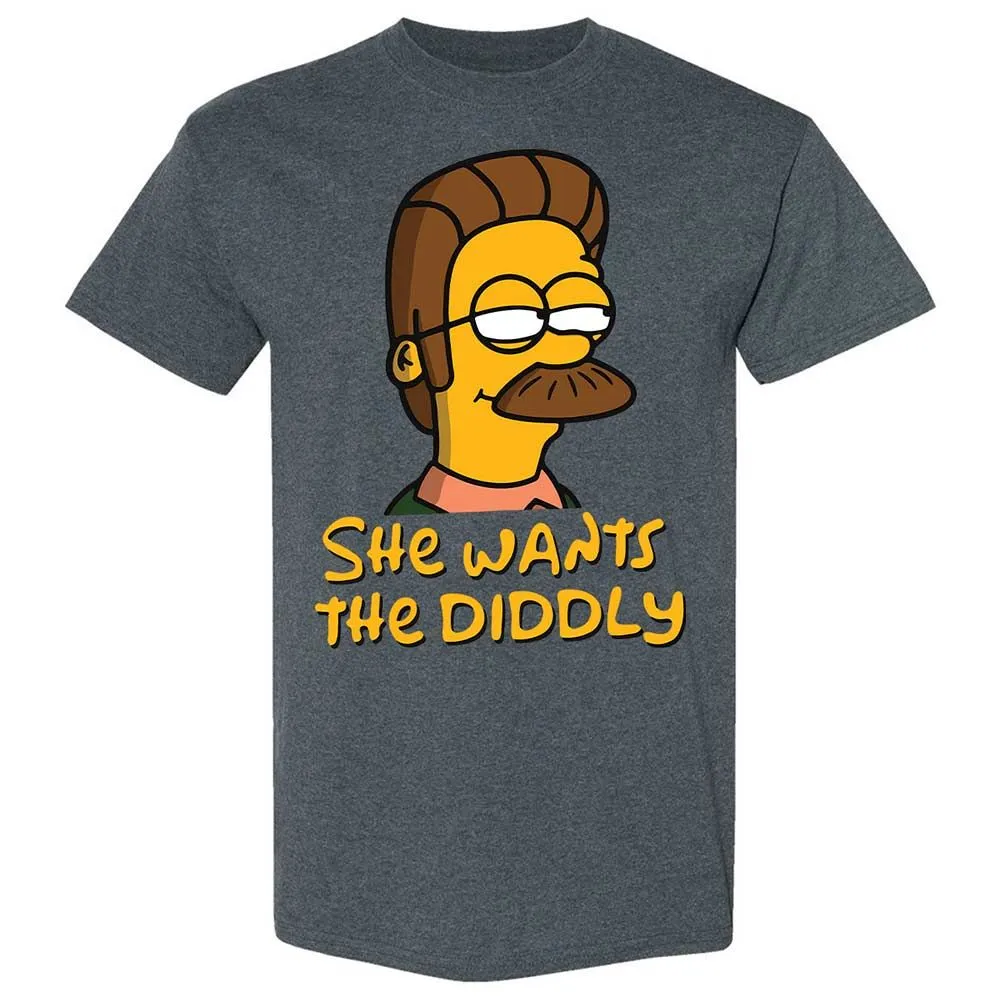 She Wants The Diddly - Dark Heather - 19