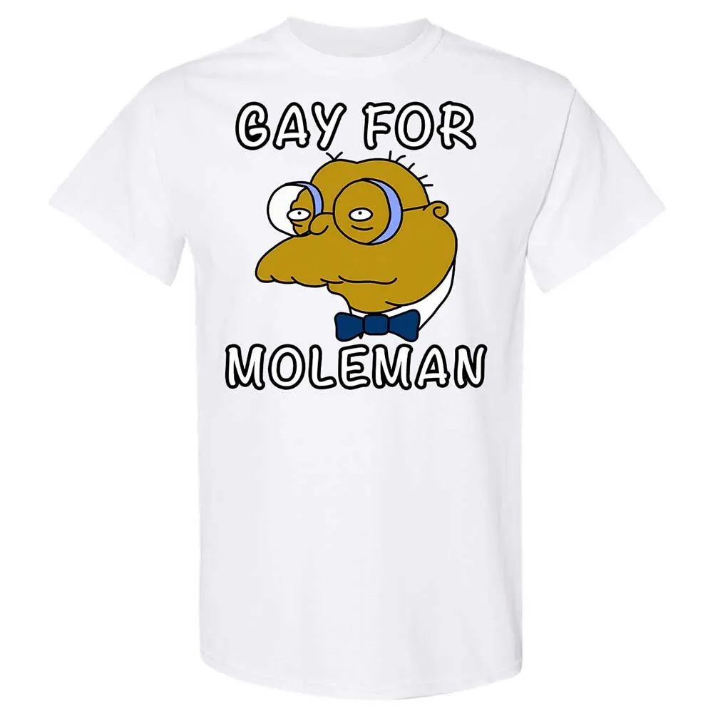 Gay for Moleman - White - 1
