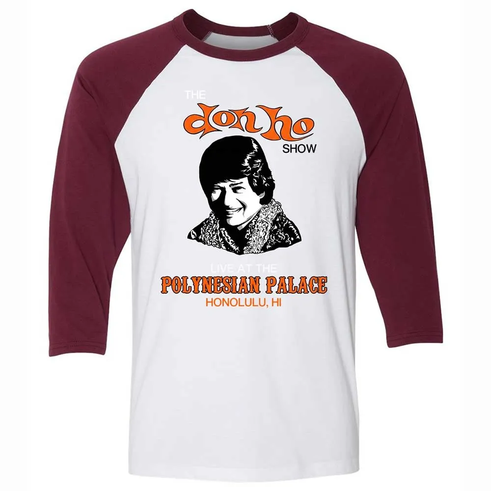 Unisex 3/4 Baseball Tee - 3DUG9C7A - White/Maroon - 7