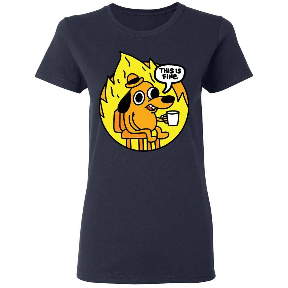 This is Fine - Navy - 14