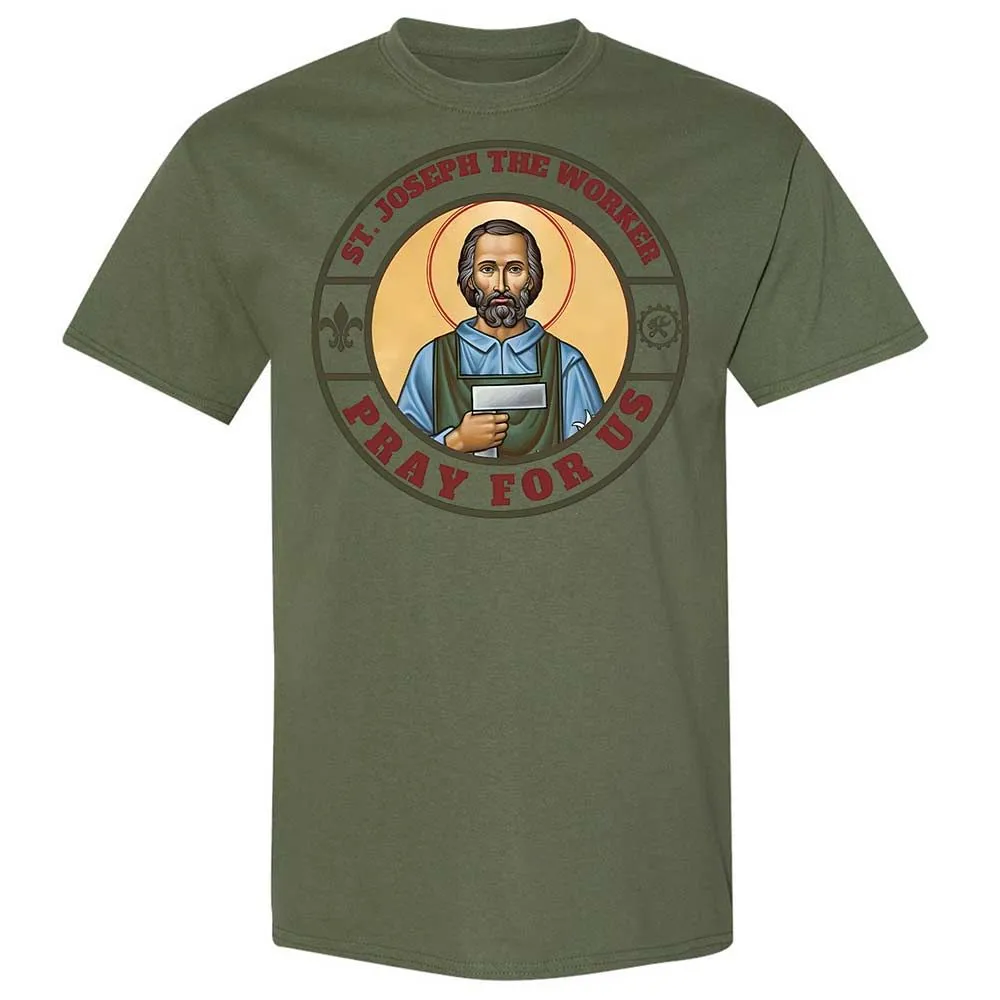 Pray for Us - Military Green - 11