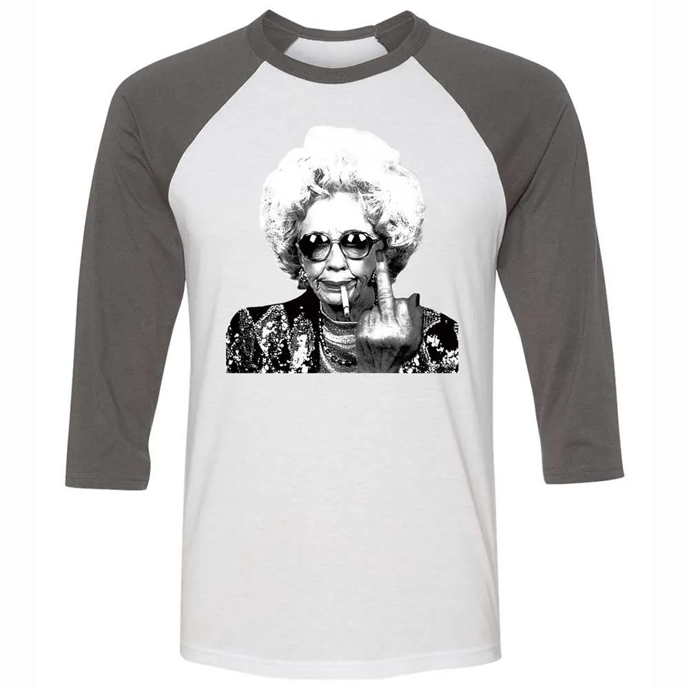 Badass Grandma - White/Asphalt - 2