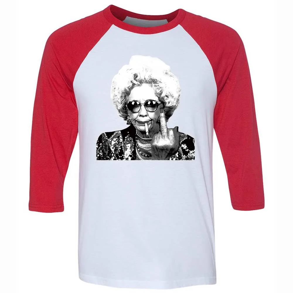 Badass Grandma - White/Red - 9