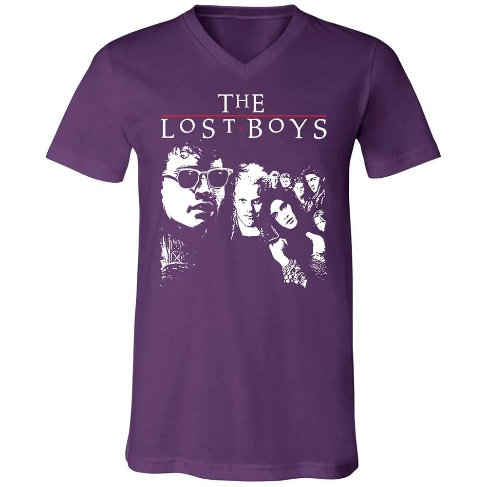 Unisex V-Neck T-Shirt - 187PTJEQ - Team Purple - 10