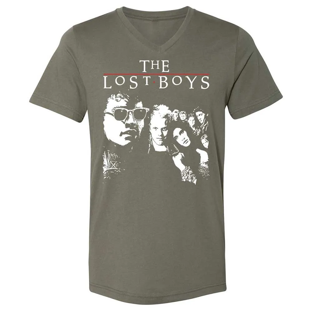 Unisex V-Neck T-Shirt - 187PTJEQ - Military Green - 11