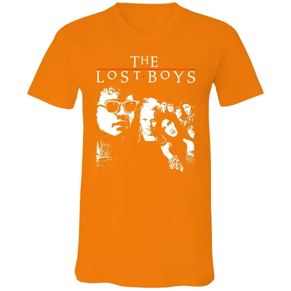 Unisex V-Neck T-Shirt - 187PTJEQ - Orange - 12