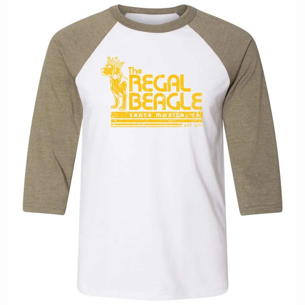 Unisex 3/4 Baseball Tee - UY2U3GTP - White/Heather Olive - 4