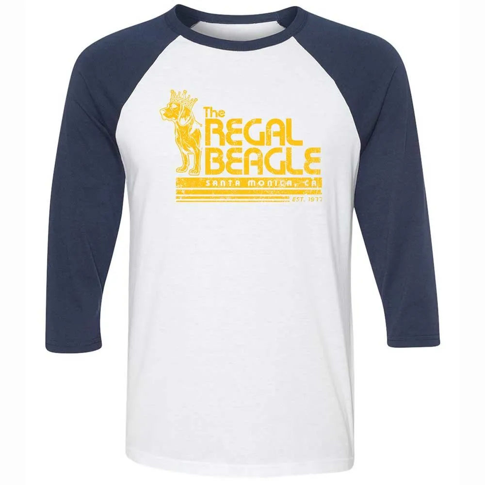 Unisex 3/4 Baseball Tee - UY2U3GTP - White/Navy - 8