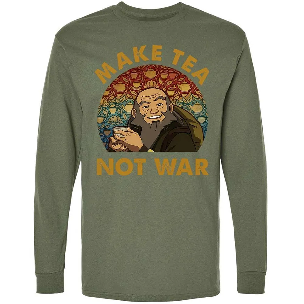 Long Sleeve T-Shirt - 5S7FFBPB - Military Green - 9