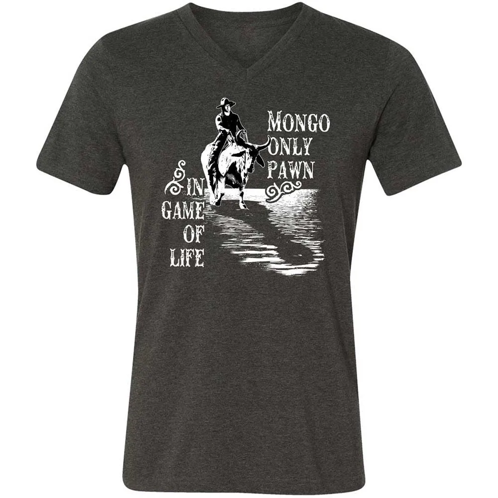 Unisex V-Neck T-Shirt - GUTBBV81 - Dark Grey Heather - 9