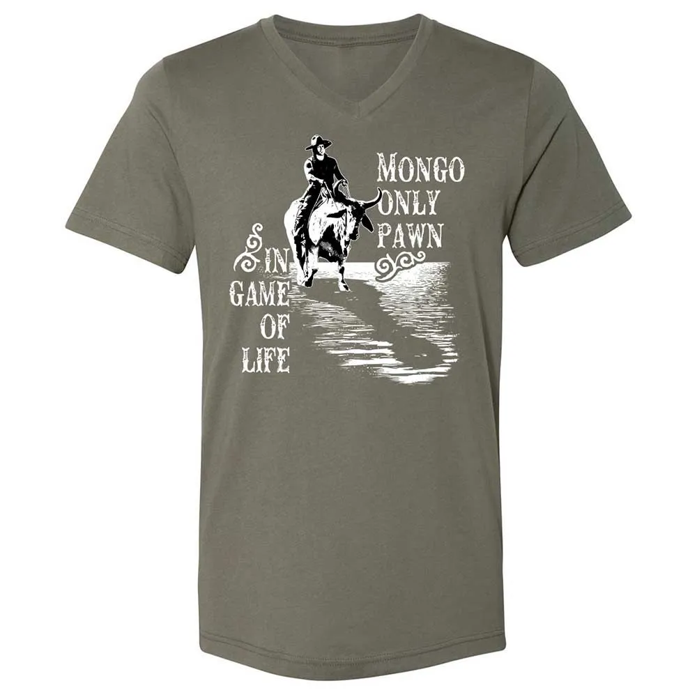 Unisex V-Neck T-Shirt - GUTBBV81 - Military Green - 11
