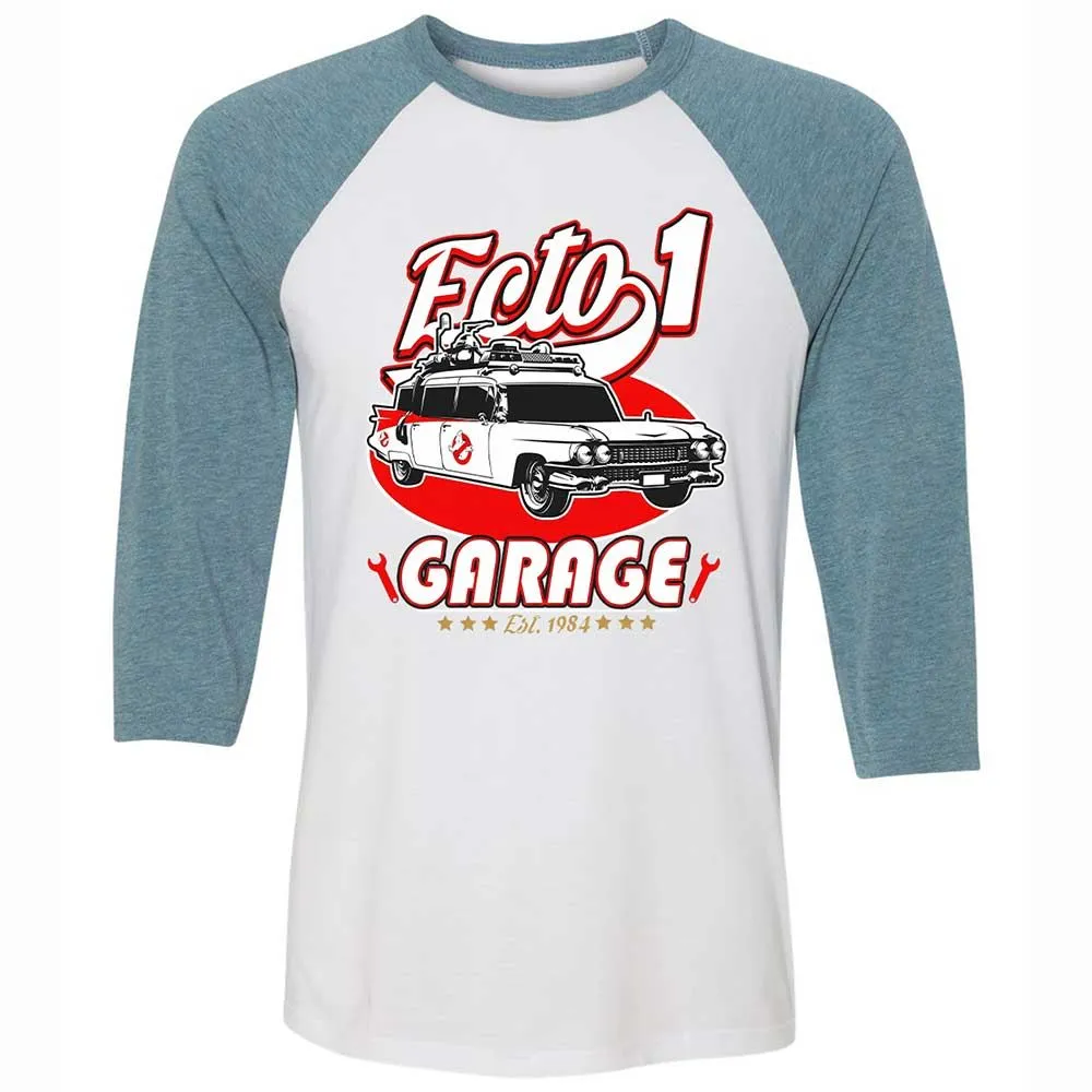 Unisex 3/4 Baseball Tee - SYU5KM6T - White/Denim - 3