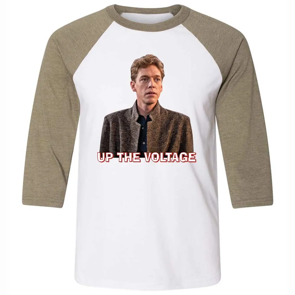 Unisex 3/4 Baseball Tee - JPDT7UKQ - White/Heather Olive - 4