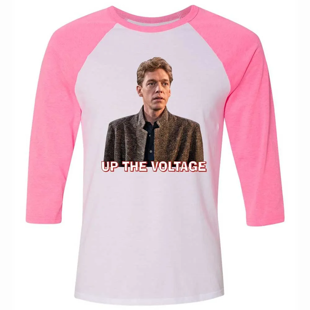 Unisex 3/4 Baseball Tee - JPDT7UKQ - White/Neon Pink - 12