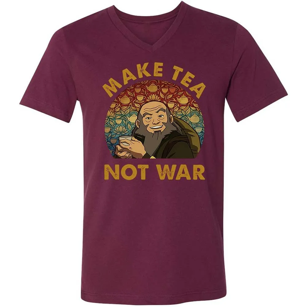 Unisex V-Neck T-Shirt - 9WJNUKF2 - Maroon - 8