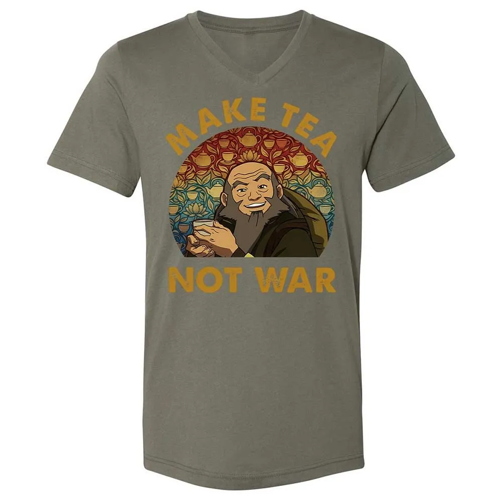Unisex V-Neck T-Shirt - 9WJNUKF2 - Military Green - 11