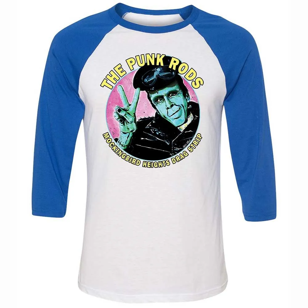 Unisex 3/4 Baseball Tee - B77QHBAS - White/True Royal - 10