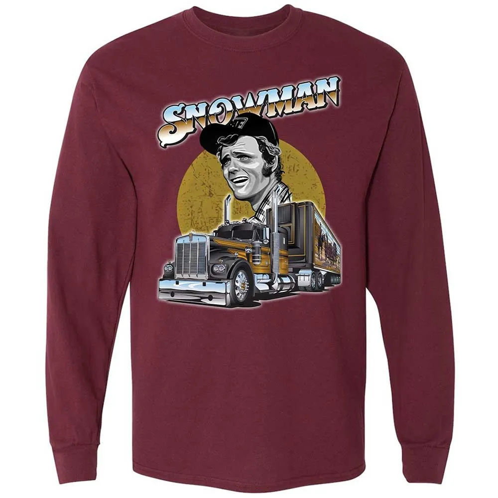 Long Sleeve T-Shirt - QBJ7M7H4 - Maroon - 6