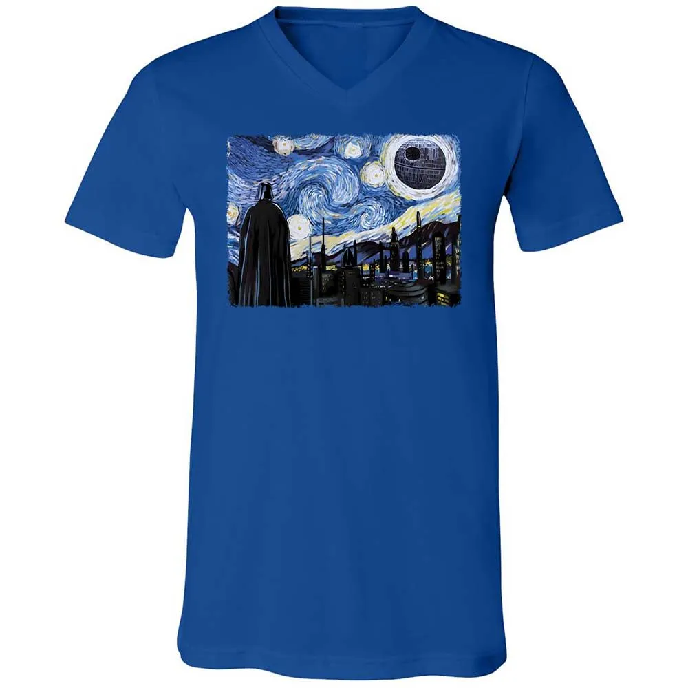 Unisex V-Neck T-Shirt - 9X8DBMHX - True Royal - 4