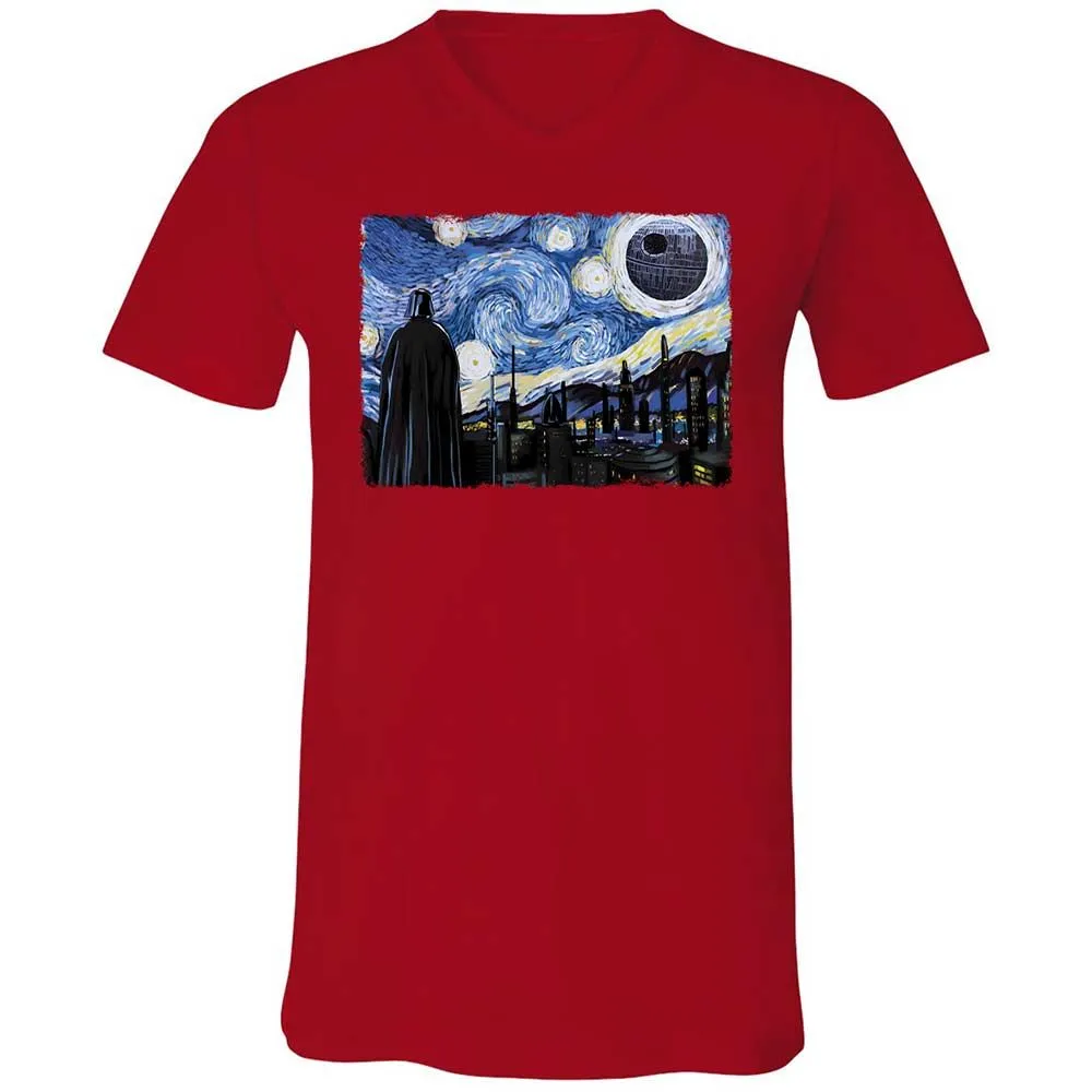 Unisex V-Neck T-Shirt - 9X8DBMHX - Red - 6