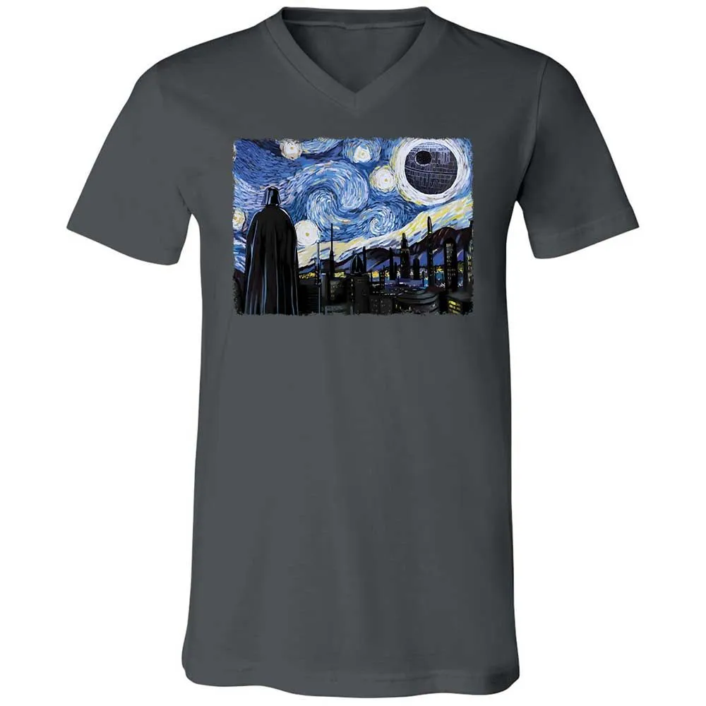 Unisex V-Neck T-Shirt - 9X8DBMHX - Asphalt - 13