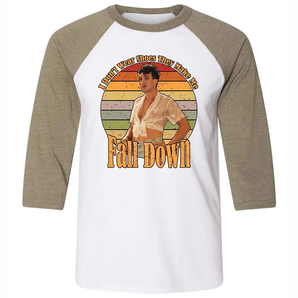 Unisex 3/4 Baseball Tee - Z3E114KV - White/Heather Olive - 4
