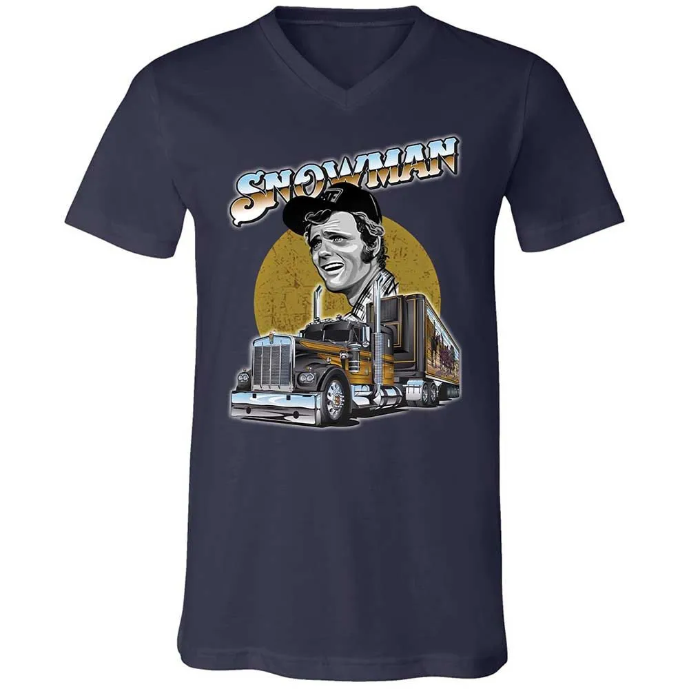 Unisex V-Neck T-Shirt - HZGDBTT7 - Navy - 2