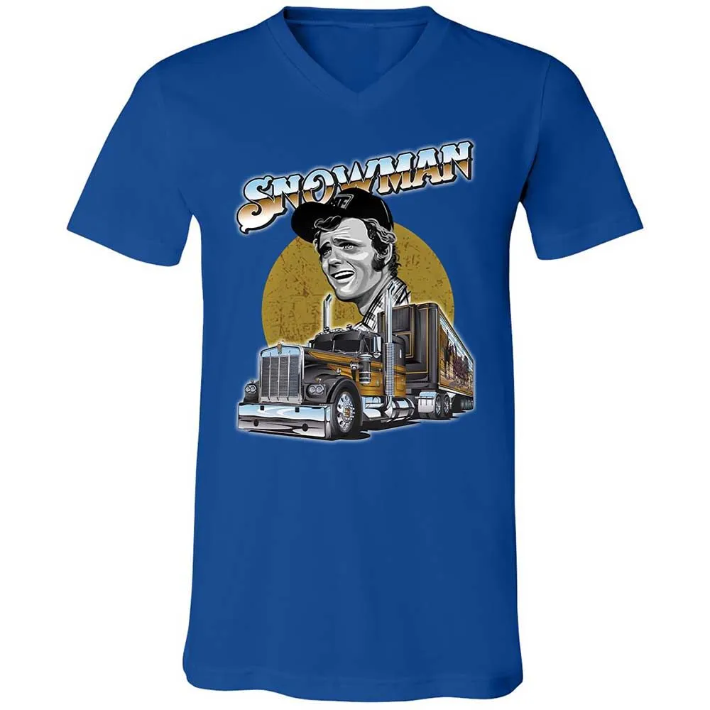 Unisex V-Neck T-Shirt - HZGDBTT7 - True Royal - 4