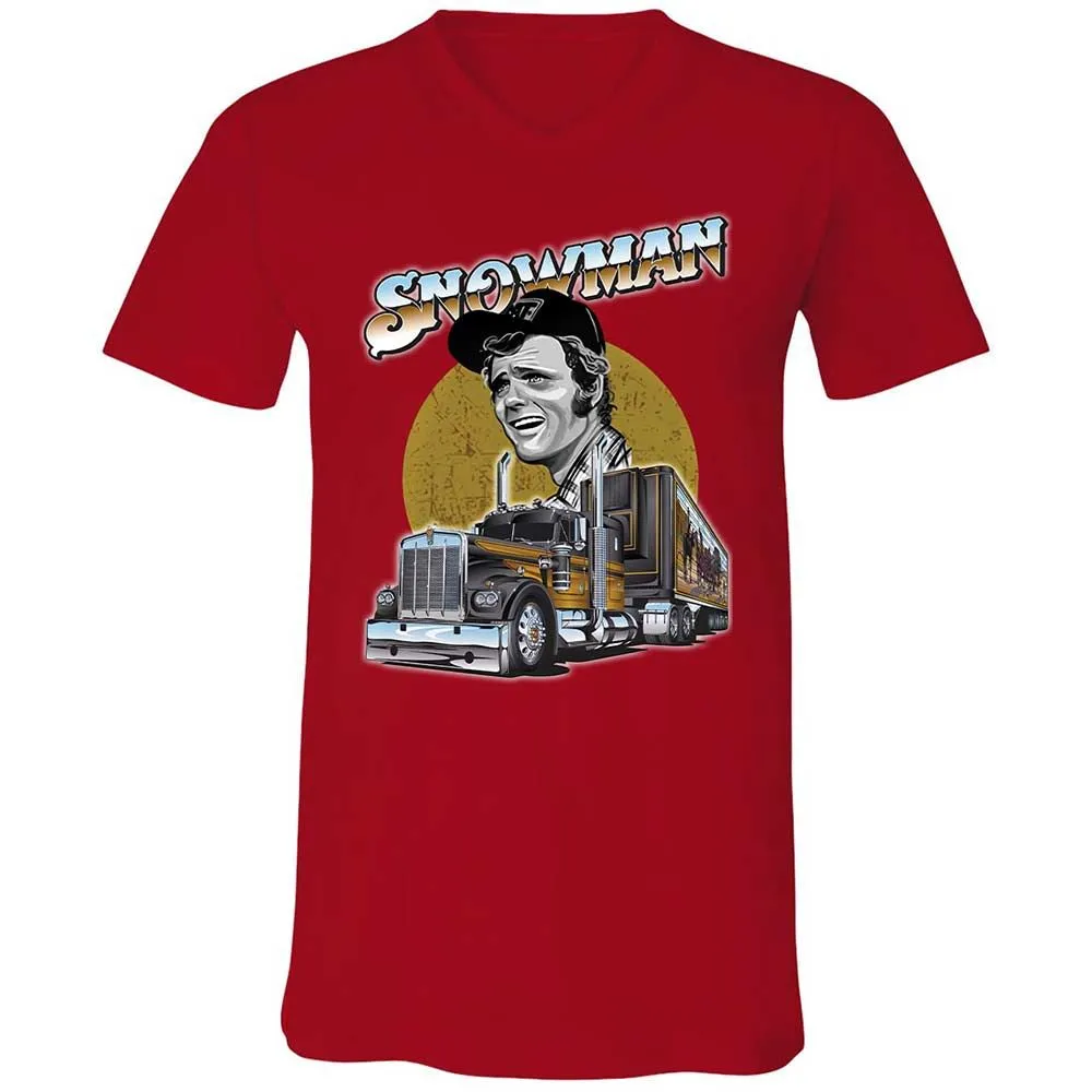 Unisex V-Neck T-Shirt - HZGDBTT7 - Red - 6