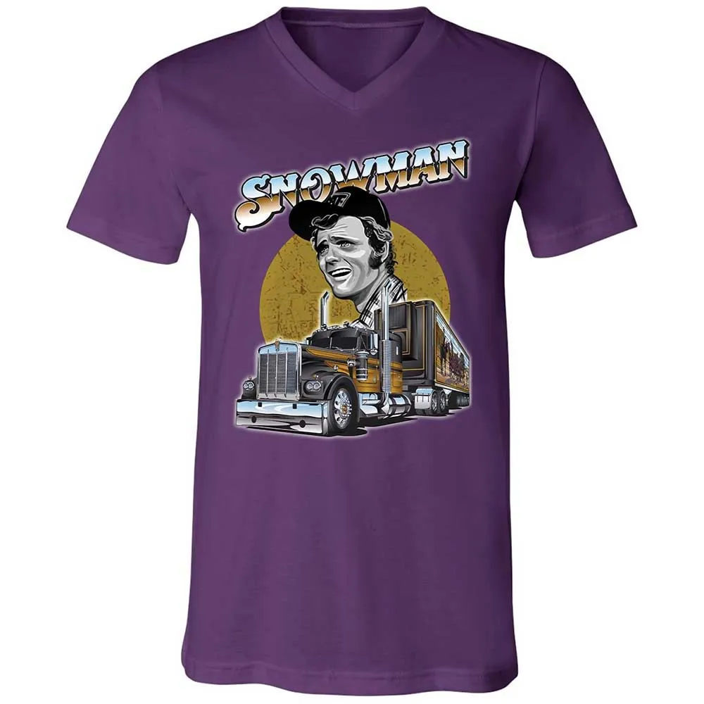 Unisex V-Neck T-Shirt - HZGDBTT7 - Team Purple - 10