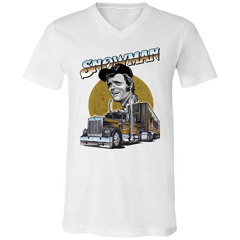 Unisex V-Neck T-Shirt - HZGDBTT7 - White - 16