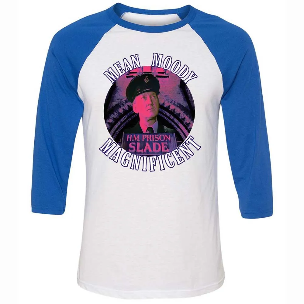 Unisex 3/4 Baseball Tee - R4BRZY4R - White/True Royal - 10