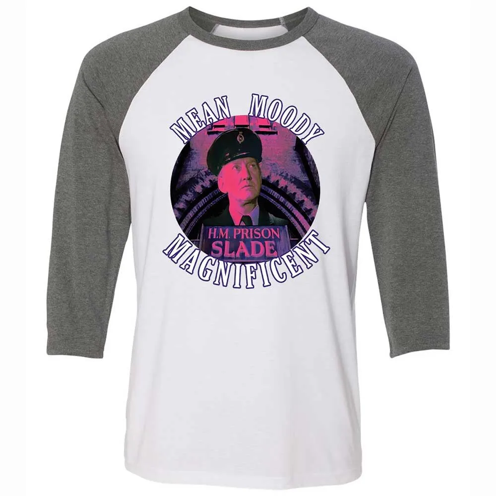 Unisex 3/4 Baseball Tee - R4BRZY4R - White/Deep Heather - 11