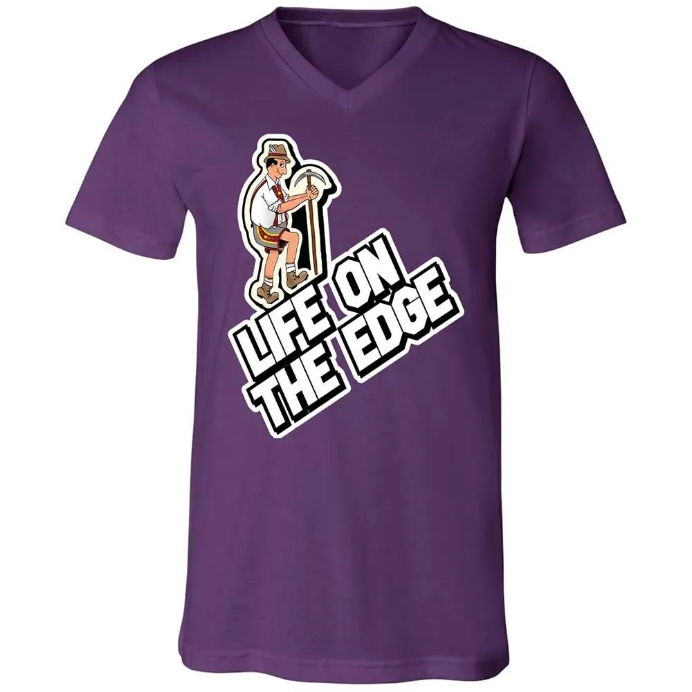 Unisex V-Neck T-Shirt - VVV2KCS2 - Team Purple - 10