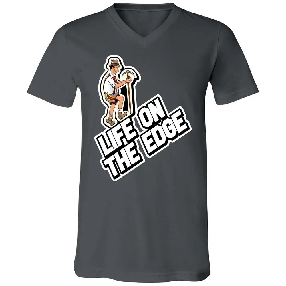 Unisex V-Neck T-Shirt - VVV2KCS2 - Asphalt - 13