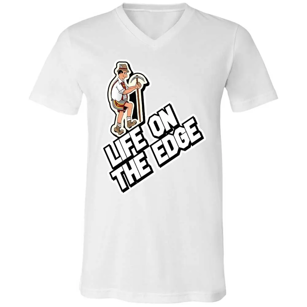 Unisex V-Neck T-Shirt - VVV2KCS2 - White - 16