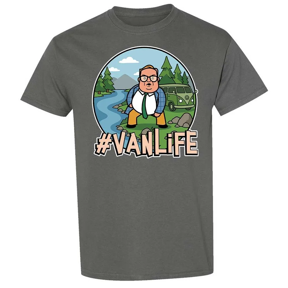 Vanlife living in a van down by the river - Charcoal - 4