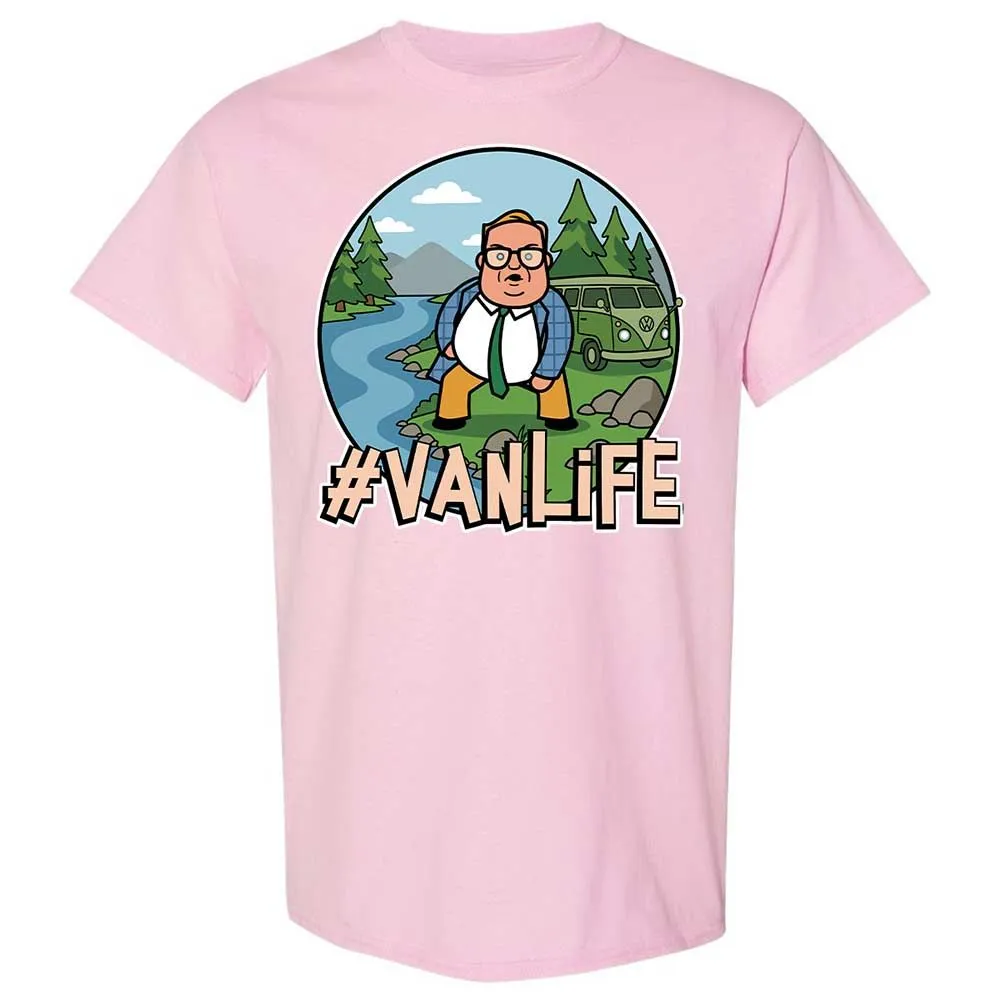 Vanlife living in a van down by the river - Light Pink - 14