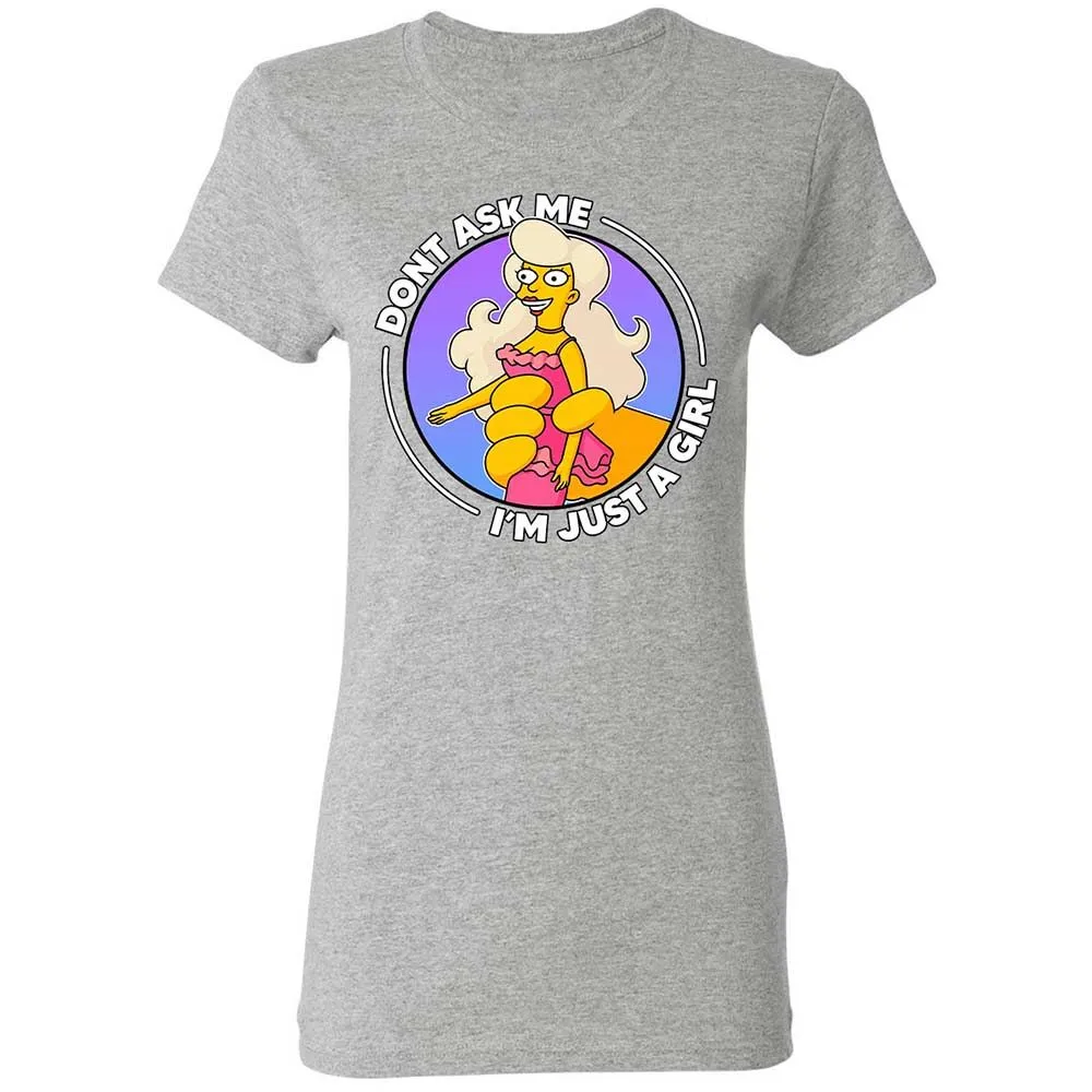 Don't Ask Me I'm Just A Girl - Sport Grey - 2