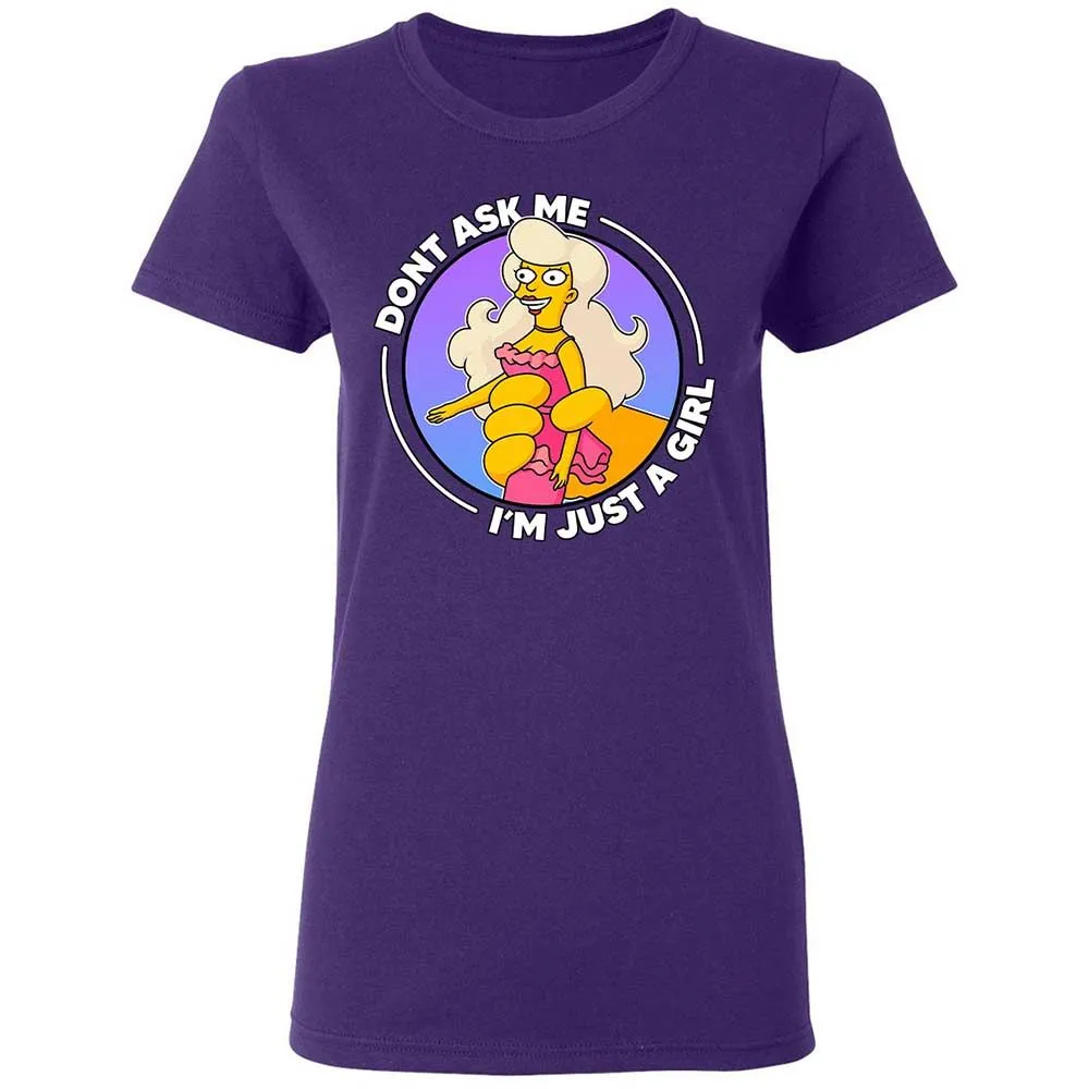 Don't Ask Me I'm Just A Girl - Purple - 11