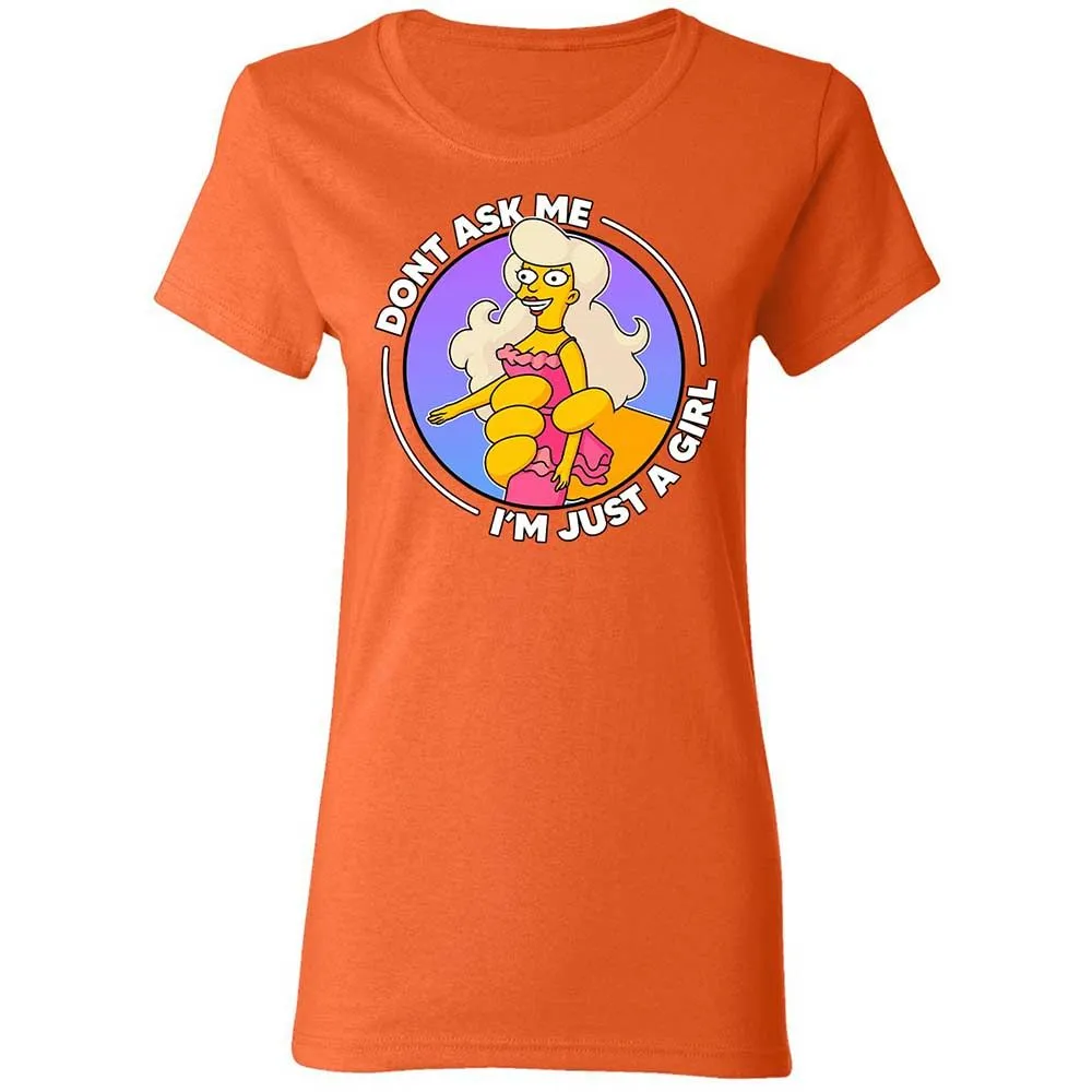 Don't Ask Me I'm Just A Girl - Orange - 12