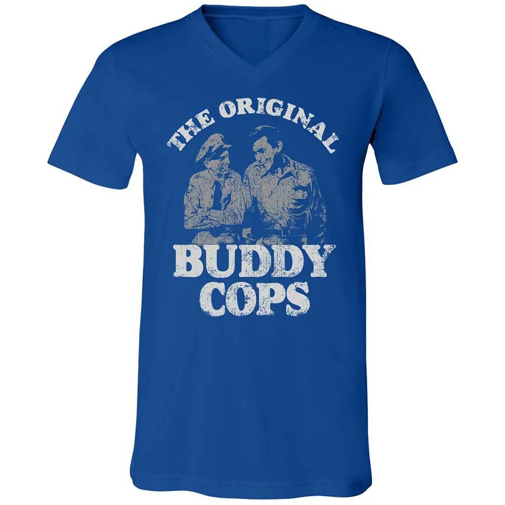 Unisex V-Neck T-Shirt - LR89QXS4 - True Royal - 4