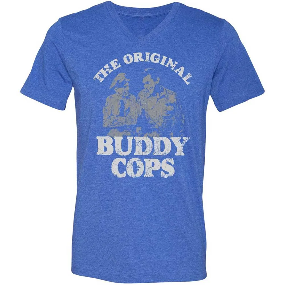 Unisex V-Neck T-Shirt - LR89QXS4 - Heather True Royal - 5