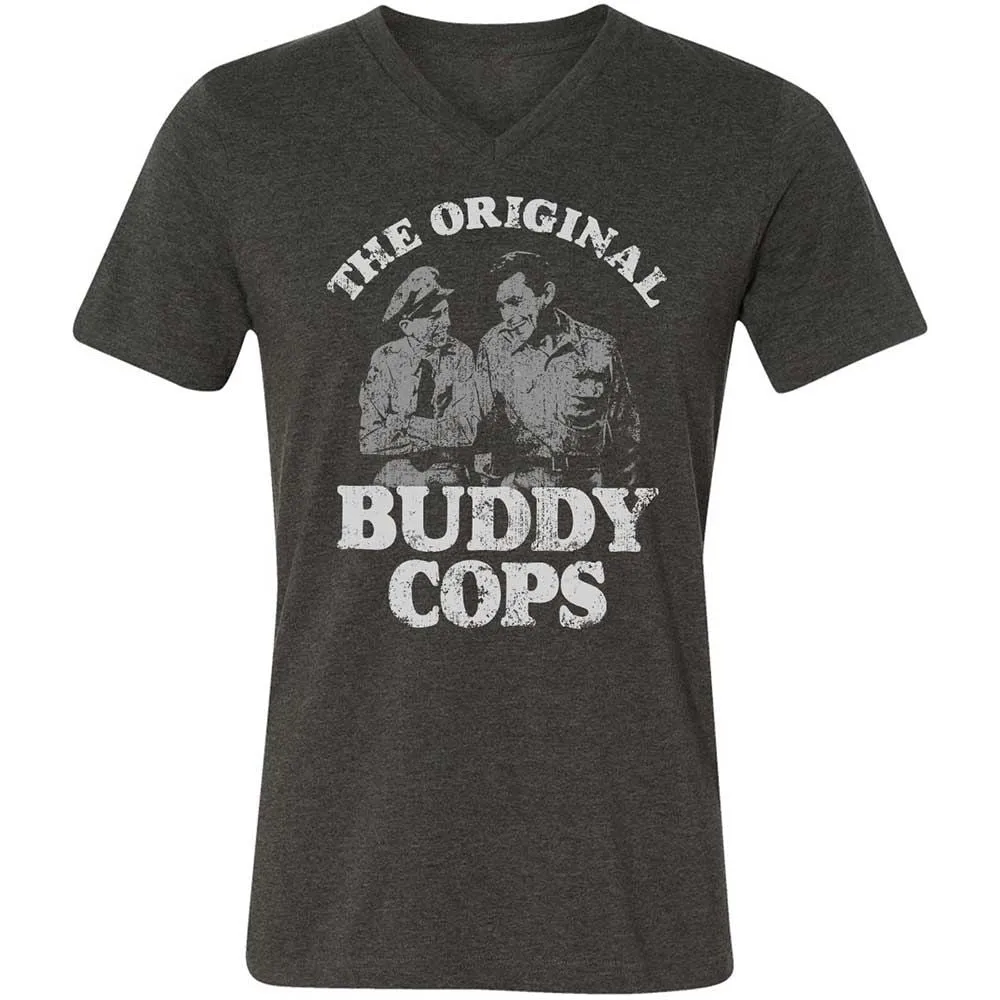 Unisex V-Neck T-Shirt - LR89QXS4 - Dark Grey Heather - 9